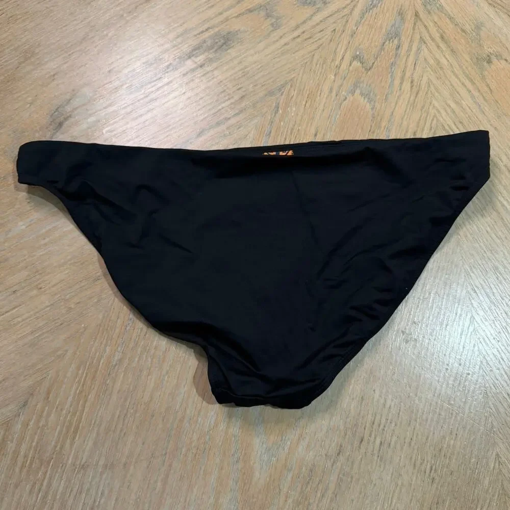 Tory Burch Miller low-rise bikini bottoms in black size med